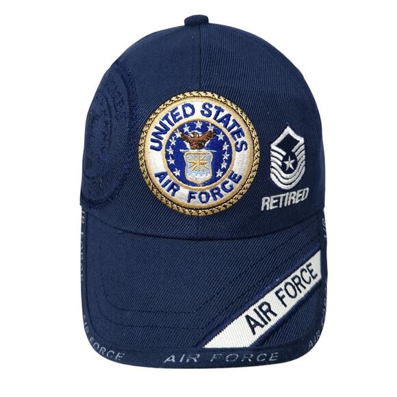 United States Air Force Baseball Cap Blue OS Adjustable Embroidered Sports Cap - Picture 1 of 8